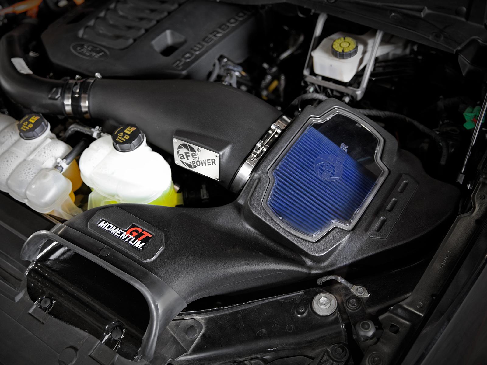 aFe Momentum GT Cold Air Intake System w/ Pro 5R Filter (2021+ Ford F-150 V6 3.5L Powerboost) - 50-70099R