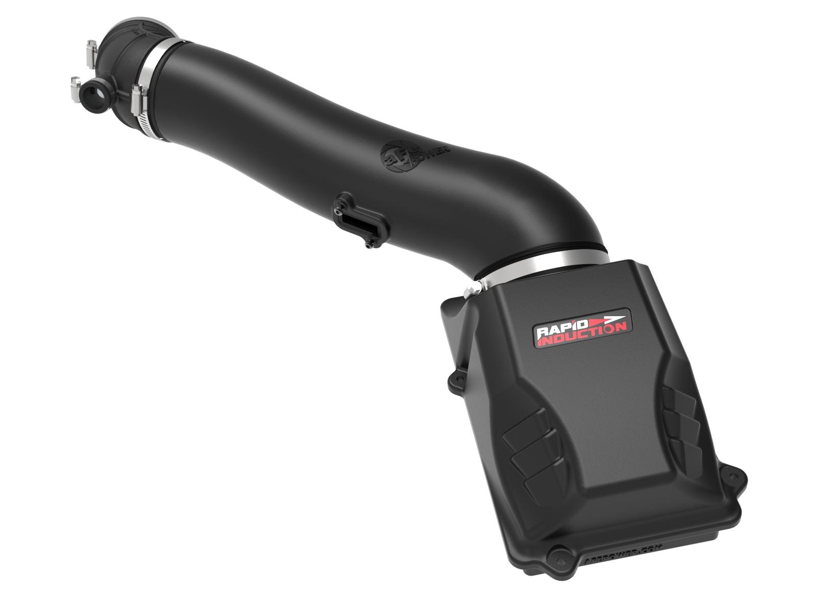 AFE Rapid Induction Cold Air Intake System w/ Pro DRY S Media (Jeep Wrangler (JL) 20-21 V6-3.0L (td)) - 52-10005D