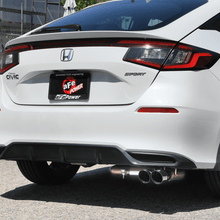 AFE Takeda 2-1/2 IN to 3 IN 304 Stainless Steel Cat-Back Exhaust w/ Polished Tips (2022-2025 Civic Sport) - 49-36631-P