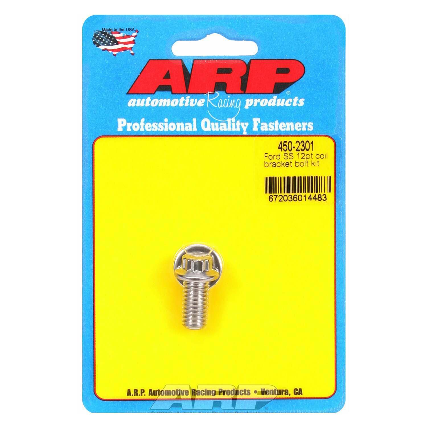 ARP Ford SS 12pt coil bracket bolt kit - 450-2301