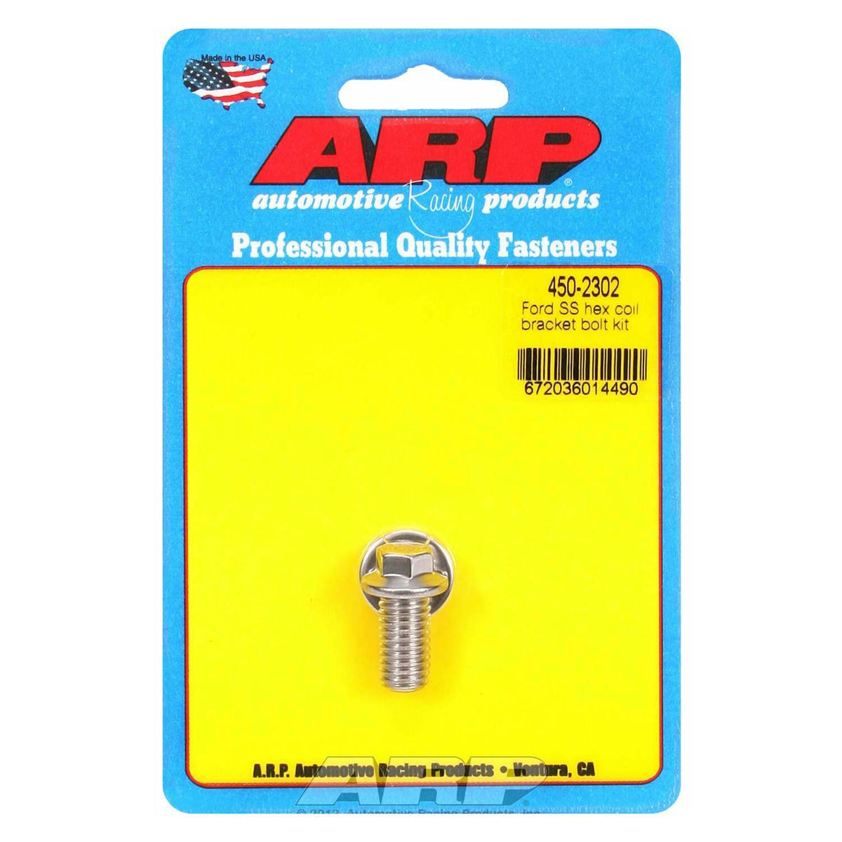 ARP Ford SS hex coil bracket bolt kit - 450-2302