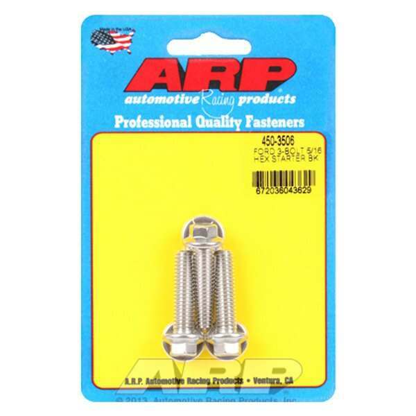 ARP Ford SS 3-bolt 5/16" hex starter bolt kit - 450-3506