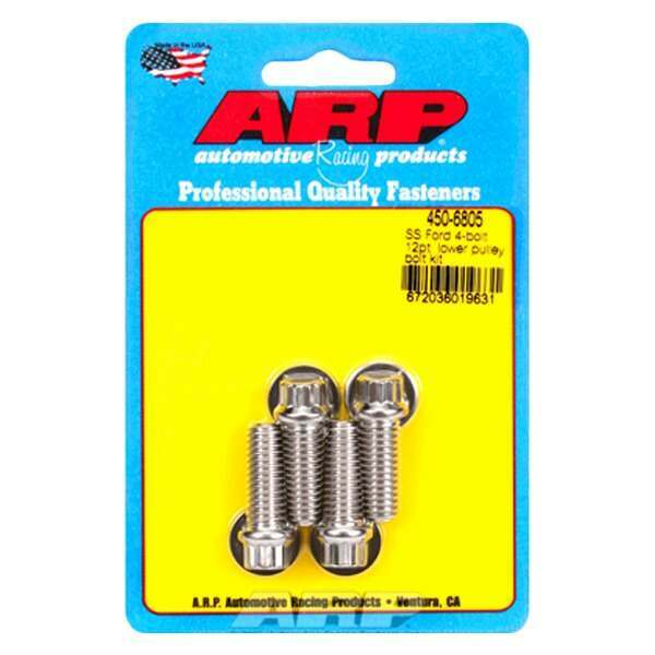 ARP Ford SS 4-bolt 12pt lower pulley bolt kit - 450-6805