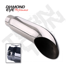 Diamond Eye Performance Exhaust Tail Pipe Tip Rolled Angle Cut 4 inch ID X 5 Inch OD X 16 Inch Long 304 Stainless Diamond Eye - 4516BTD