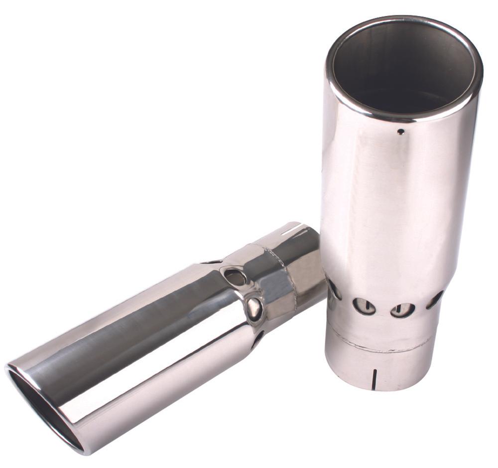 Diamond Eye Performance Exhaust Tail Pipe Tip Vented Rolled Angle 5 Inch ID X 6 Inch OD X 16 Inch Long Diamond Eye - 4516VRA