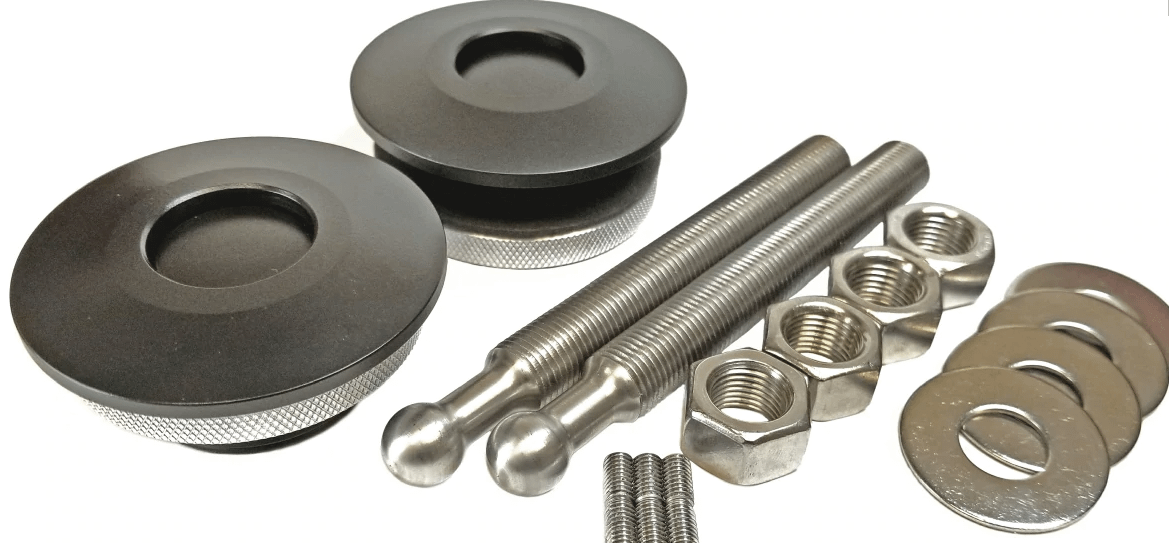 Anderson Composites Quick Latch Low Profile Hood Pin Kit (2.50" DIA ) - QL50LPBP