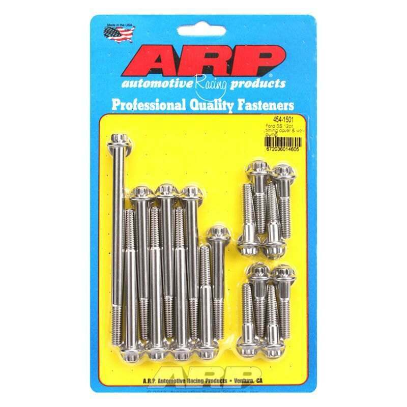 ARP Ford SS 12pt timing cover & water pump kit - 454-1501