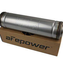 AFE MACH Force-Xp 304 Stainless Steel Muffler (3 IN ID Center/Center x 5 IN Dia. x 18 IN L - Round Body) - 49M30050