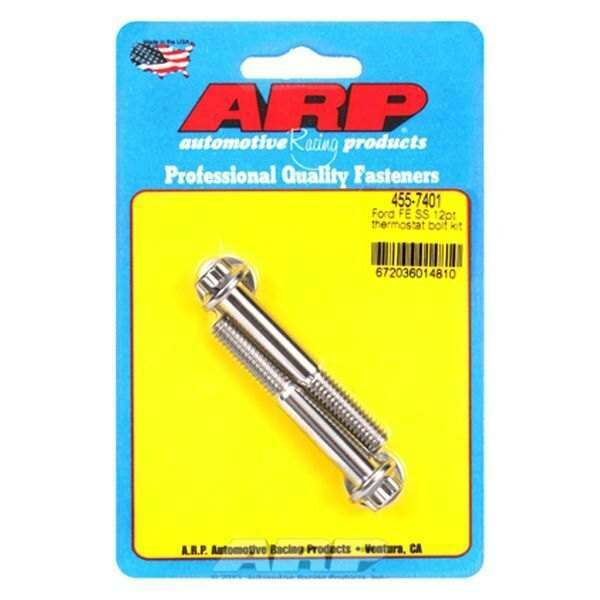 ARP Ford FE SS 12pt thermostat bolt kit - 455-7401