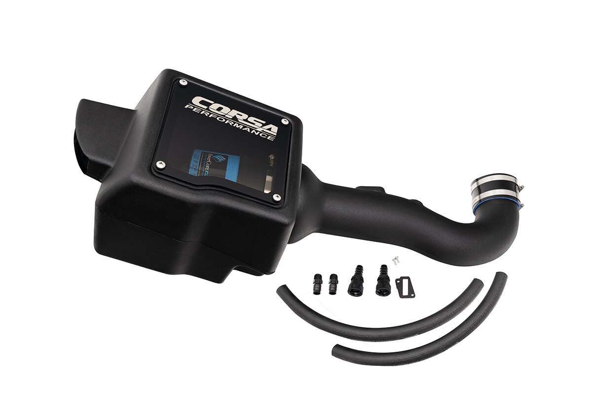 Corsa Closed Box Air Intake With Donaldson Powercore Dry Filter Silverado/Sierra/Tahoe/Suburban/Yukon - 455536-1