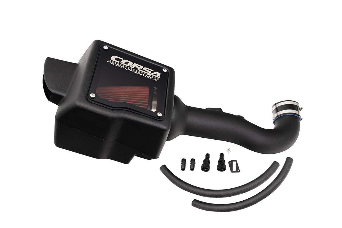 Corsa Closed Box Air Intake With DryTech 3D Dry Filter For 14-19 Silverado/Sierra 1500/Tahoe/Suburban/Yukon  - 45553D-1