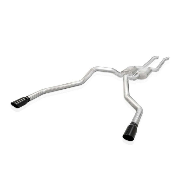 Stainless Works Legend (Classic Sound) Cat-Back Exhaust - Under Rear Bumper - Performance Connect (2015-2025 F-150 5.0L) - FT21CBUBL