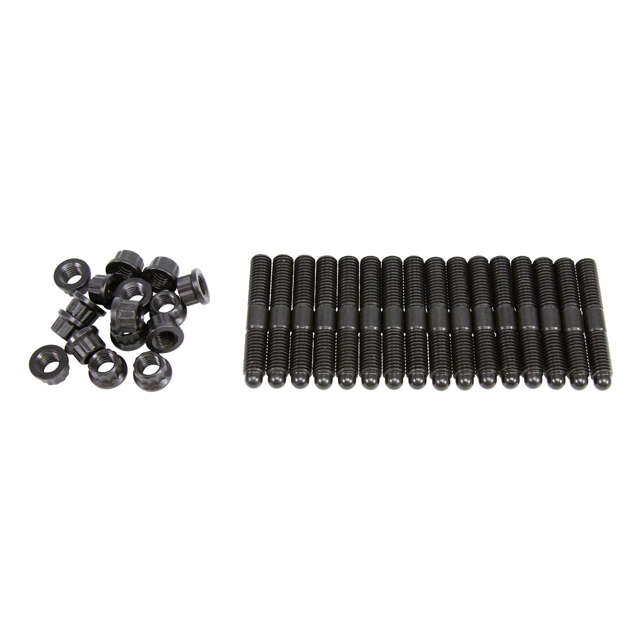 Comp Cams M8X1.25 Threads On Both Sides. 52Mm Overall Stud Length. 12 Point Flange Nuts - 4587-KIT