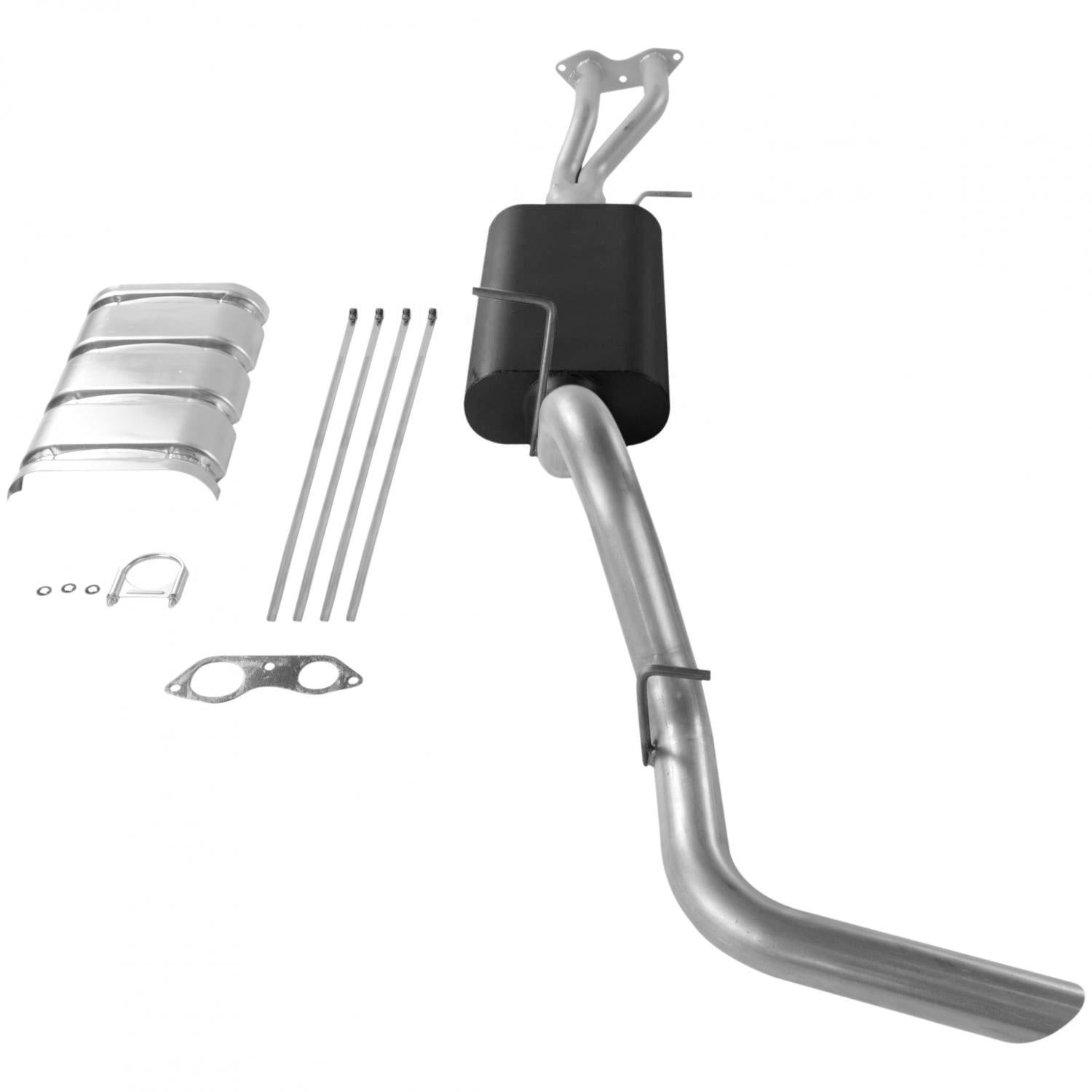 Flowmaster Cat-back System - Single Side Exit - Force II - Mild Sound