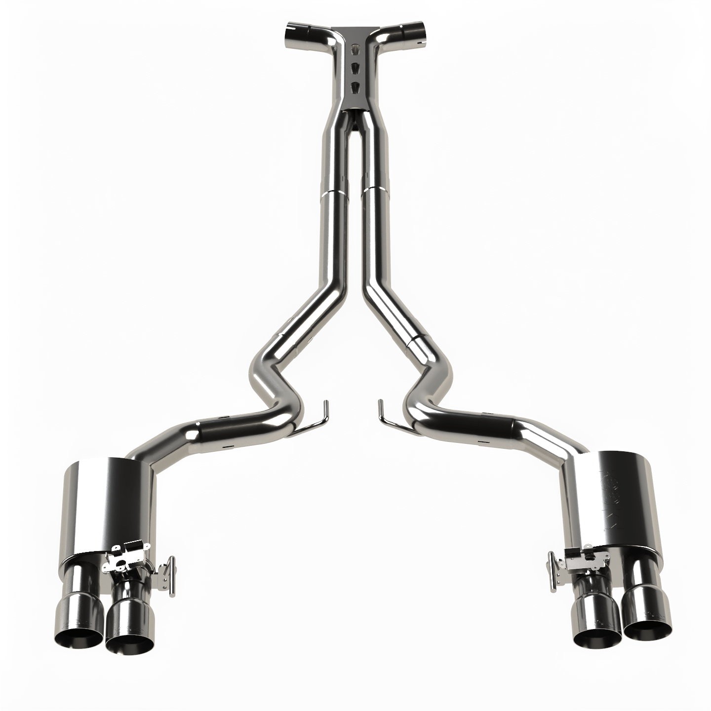 Kooks 3" SS Connection-Back ULTRA X Touring Exhaust w/SS Tips. 18-26 Mustang GT 5.0L - 11515750