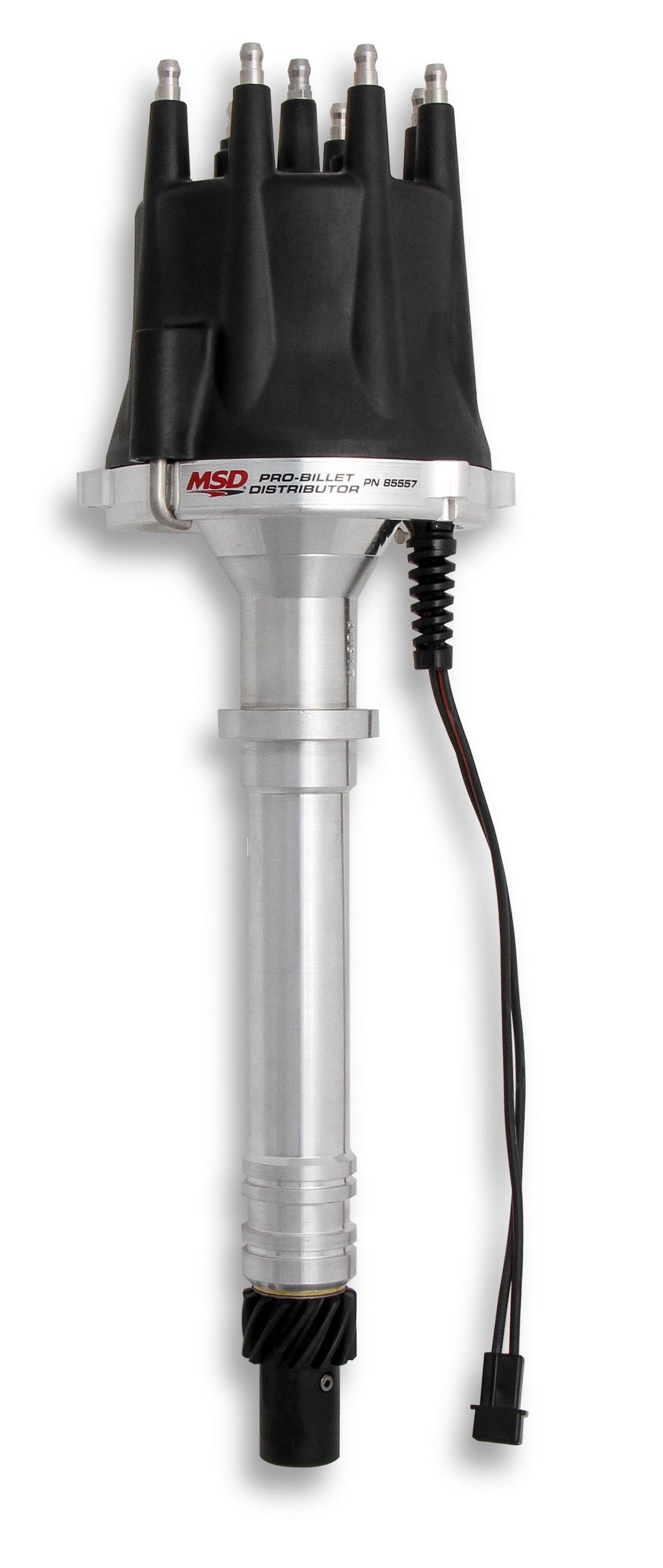 Chevy V8 Pro-Billet Distributor w/Black Cap.  - 85557
