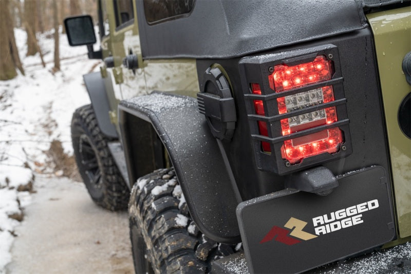 Rugged Ridge Rear Corners Body Armor - 11651.77
