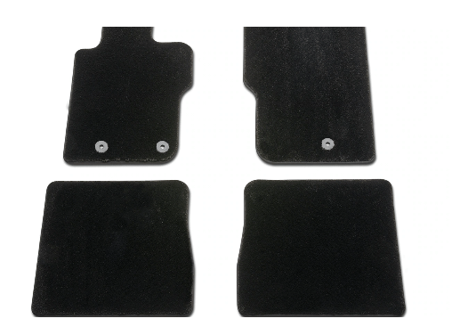 Ford Black Premium Carpet 4-Piece Set Floor Mats (2021-2025 Bronco) - N2DZ7813086BA