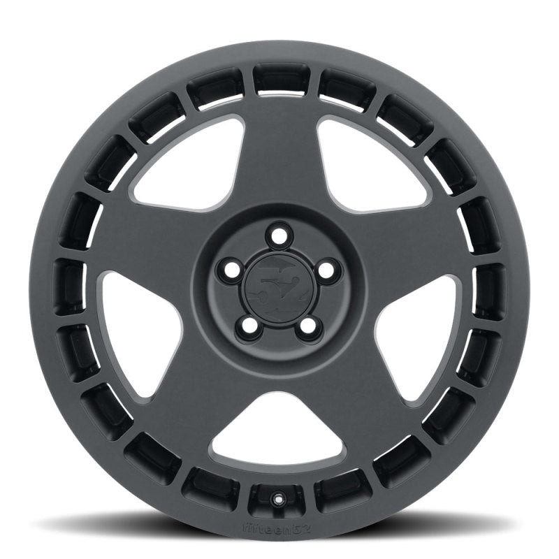 fifteen52 18x8.5 (5x112TURBOMAC Wheel, 6.5 BS in ASPHALT BLACK (SATIN BLACK) - TURAB-88551+45