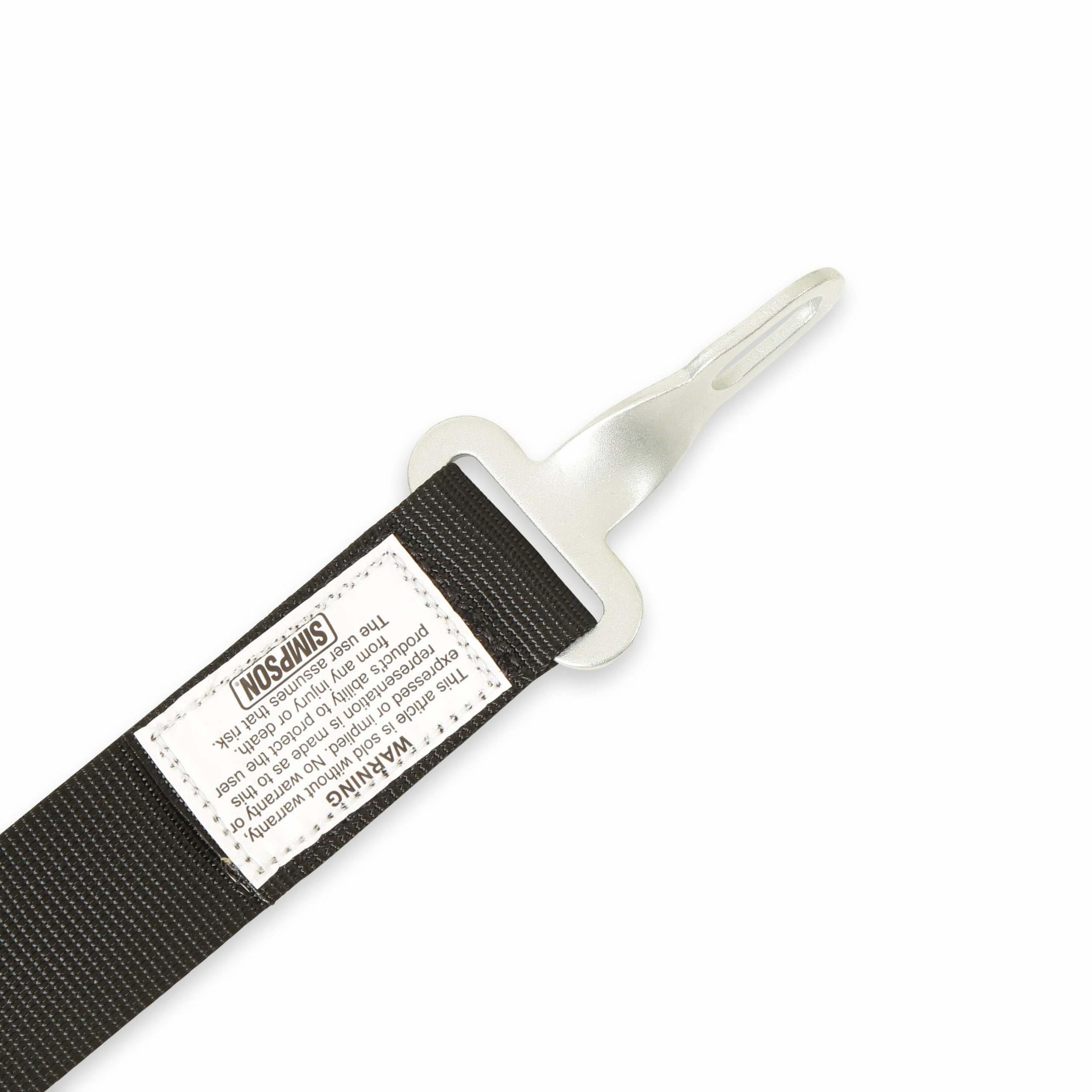Simpson Racing STD. Latch & Link 5pt. Harness - 29075BK