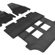 3D MAXpider 2011-2017 Honda Odyssey EX Kagu 1st & 2nd Row Floormats - Black