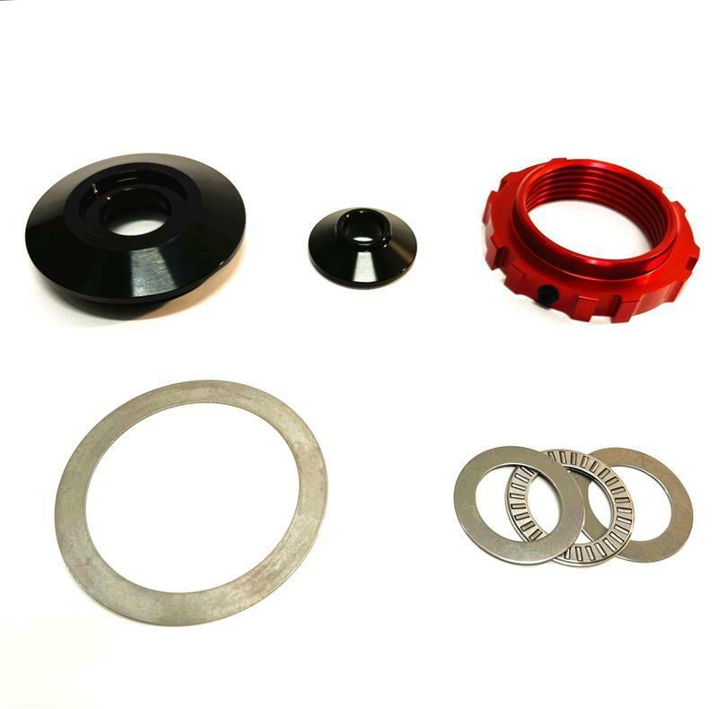 QA1 C-O Conversion Kit, 2.5" Itt Strut (2.205-8 Tpi, Red Anodized Nut) - COK113