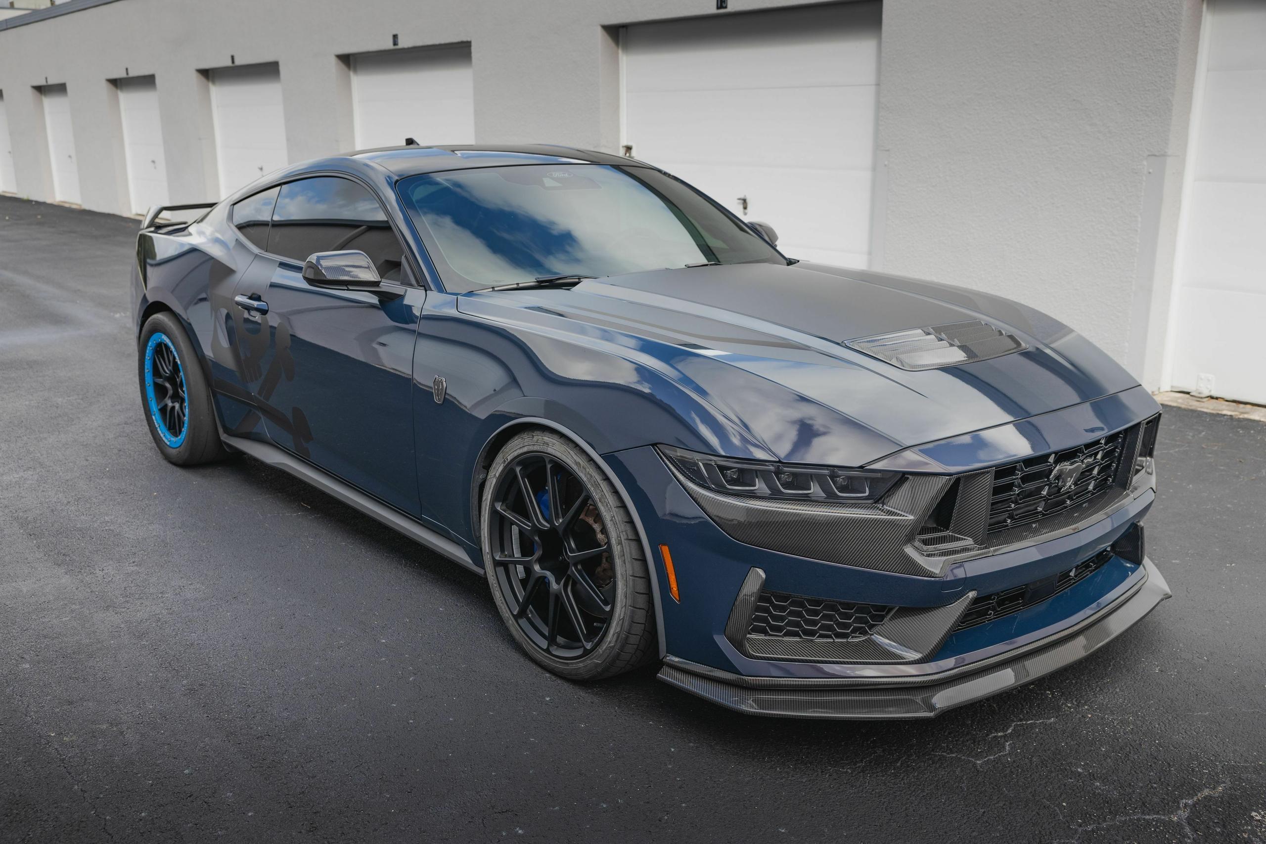 DX Carbon Carbon Fiber Mirror Covers No Turn Signals (2015-up Mustang GT / Dark Horse / Ecoboost)