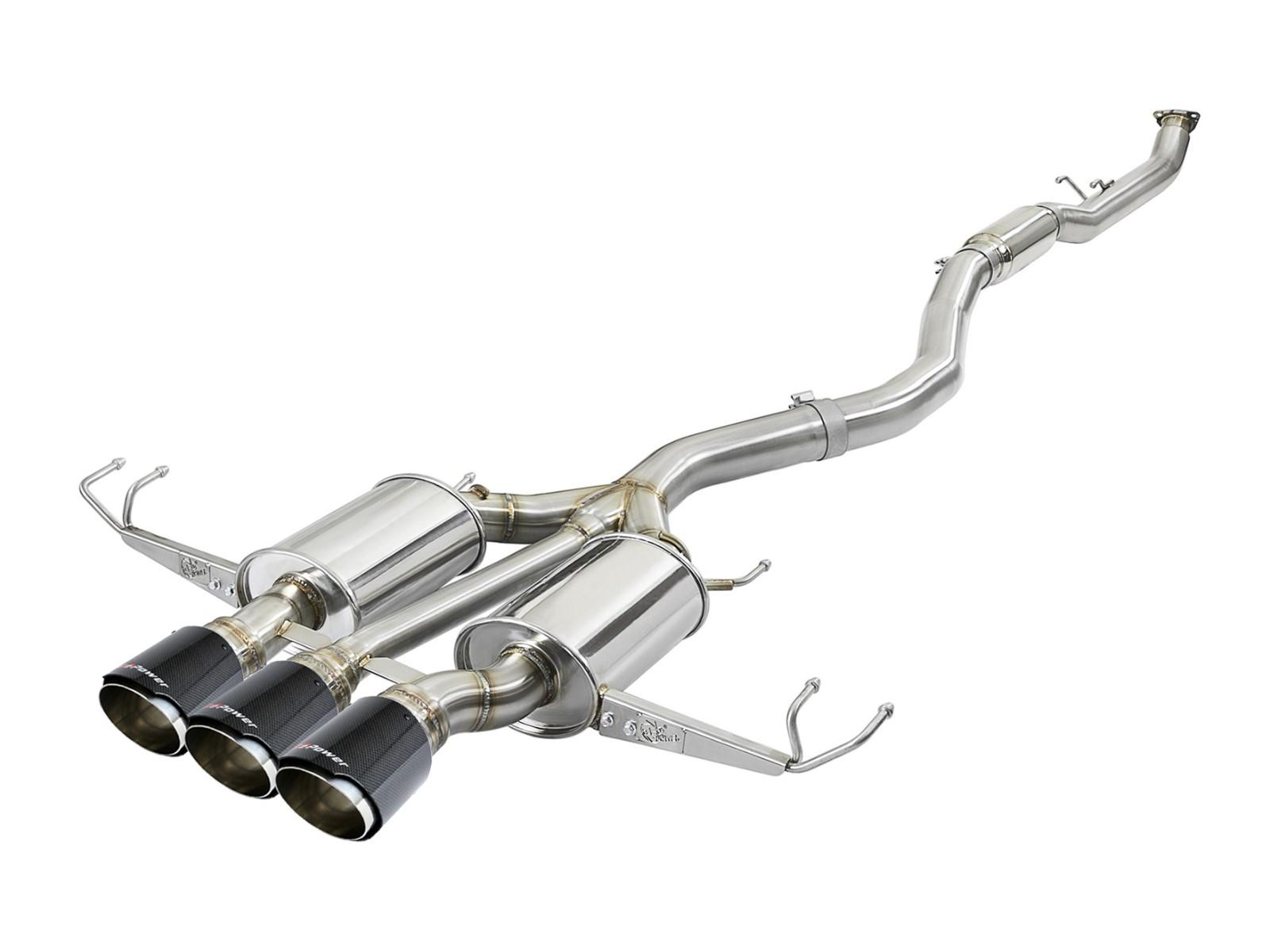 AFE Cat-Back Exhaust System (2017-2019 Honda Civic L4-2.0L (t)) - 49-36623-C