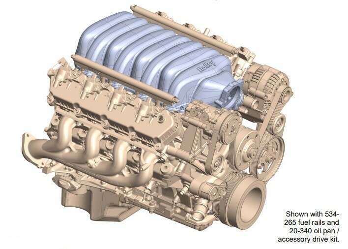 Holley Low-Profile Intake Manifold - Godzilla - Natural Finish - 300-900