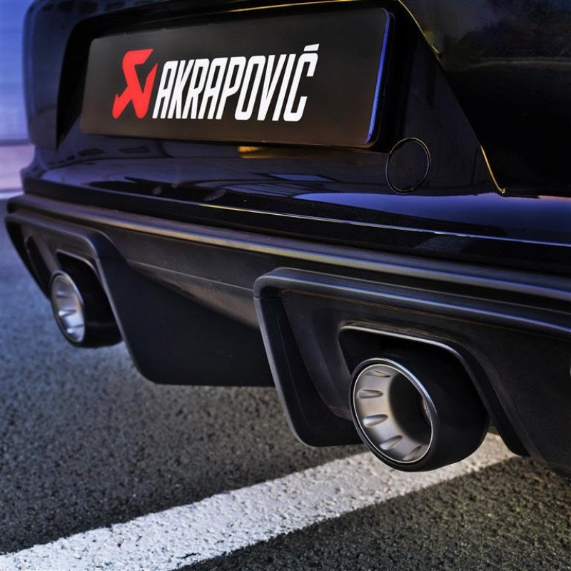 Akrapovic 2020-2020 Porsche Tail pipe set (Titanium) - Black. (2020-2020 718 Cayman, 718 Spyder, 718 Boxster) - TP-T/S/28