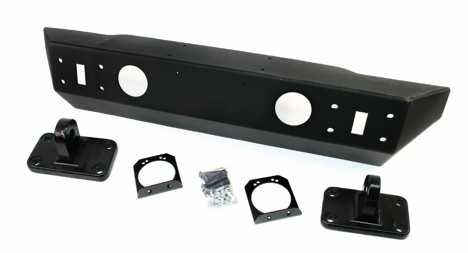 Teraflex 07-18 Wrangler JK RockGuard Explorer Front Bumper Offset Drum Winch - 4653120