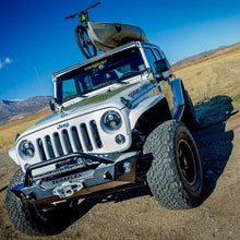Teraflex 07-18 Wrangler JK RockGuard Epic Front Bumper w/ Hoop Offset Drum Winch - 4653130
