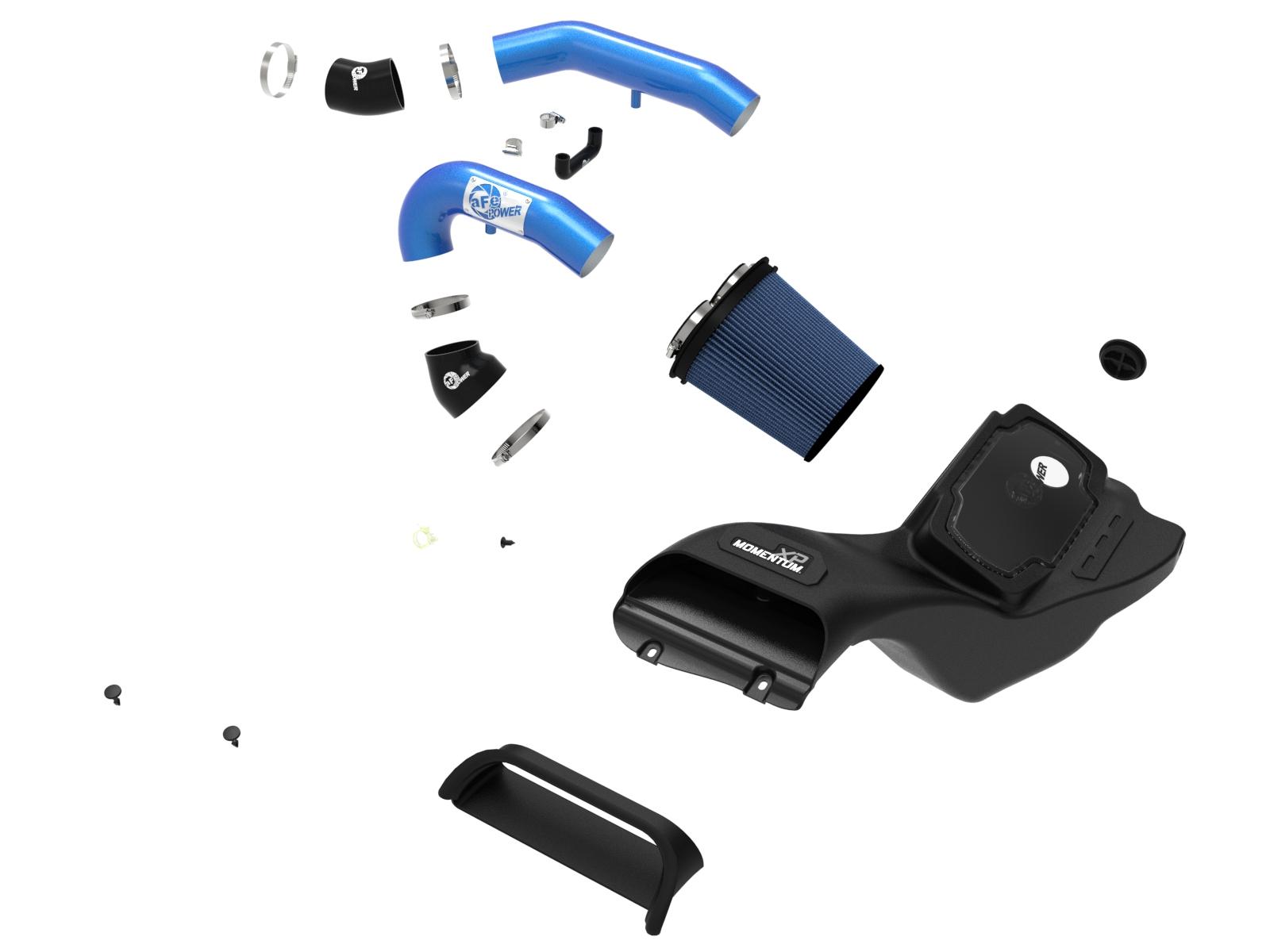 AFE Momentum XP Cold Air Intake System w/ Pro 5R Filter Blue (2021-2024 Expedition , F-150 Raptor, F-150 , Navigator) - 50-30072RL