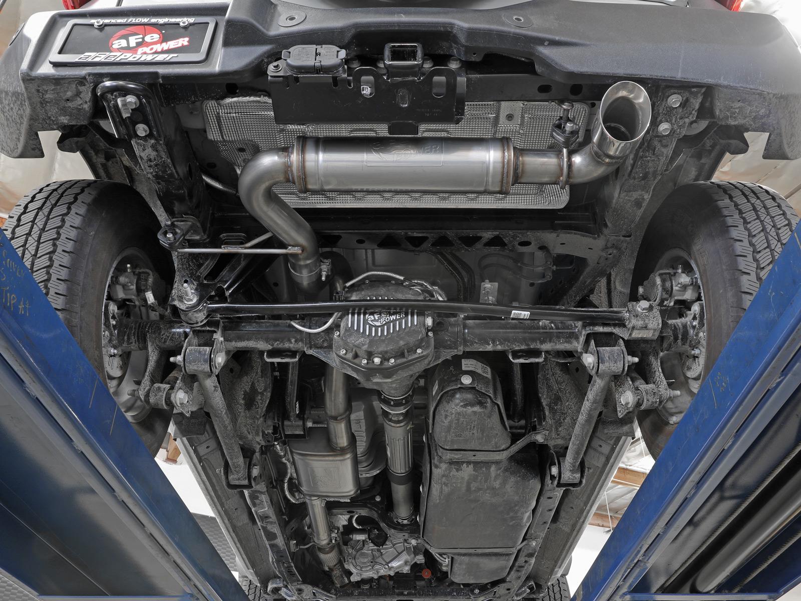 AFE 49-43136-P Apollo GT Series 3" 409 Stainless Steel Cat-Back Exhaust System w/ Polished Tip (2021-2025 Bronco)