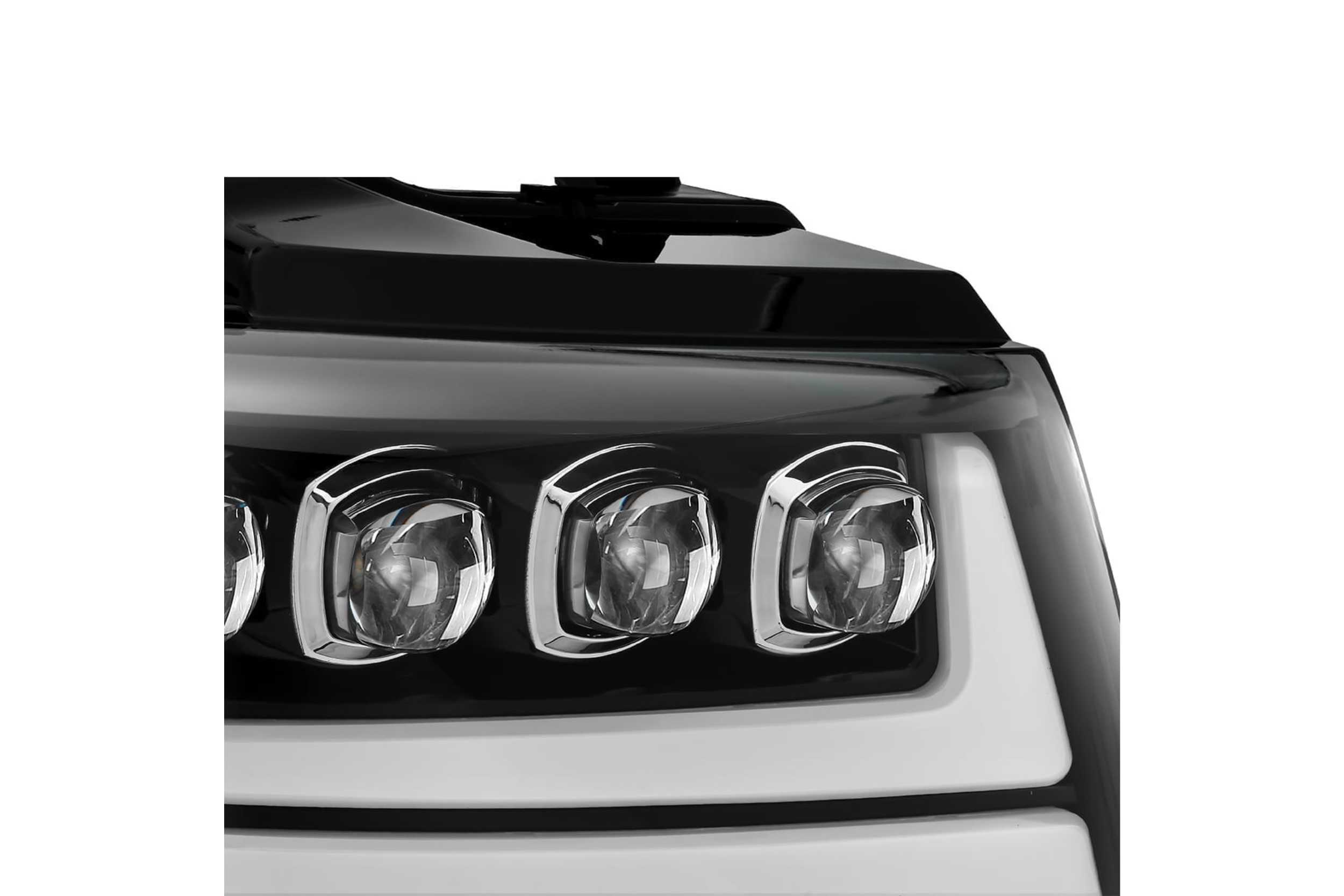AlphaRex Nova-Series LED Heads: Chevy Tahoe/Suburban/Avalanche (07-13) - Gloss Black (Set) - 880287
