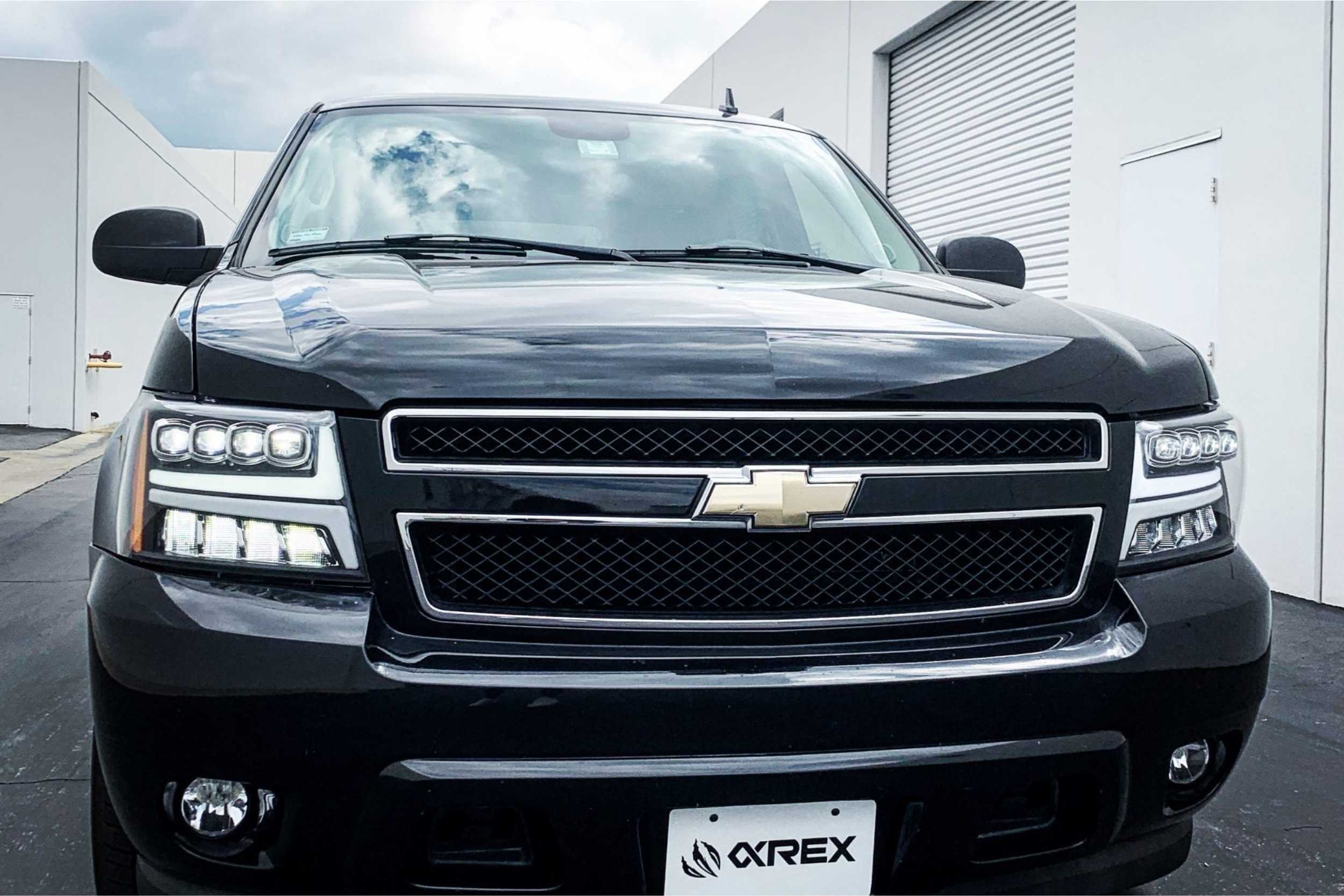 AlphaRex Nova-Series LED Heads: Chevy Tahoe/Suburban/Avalanche (07-13) - Gloss Black (Set) - 880287