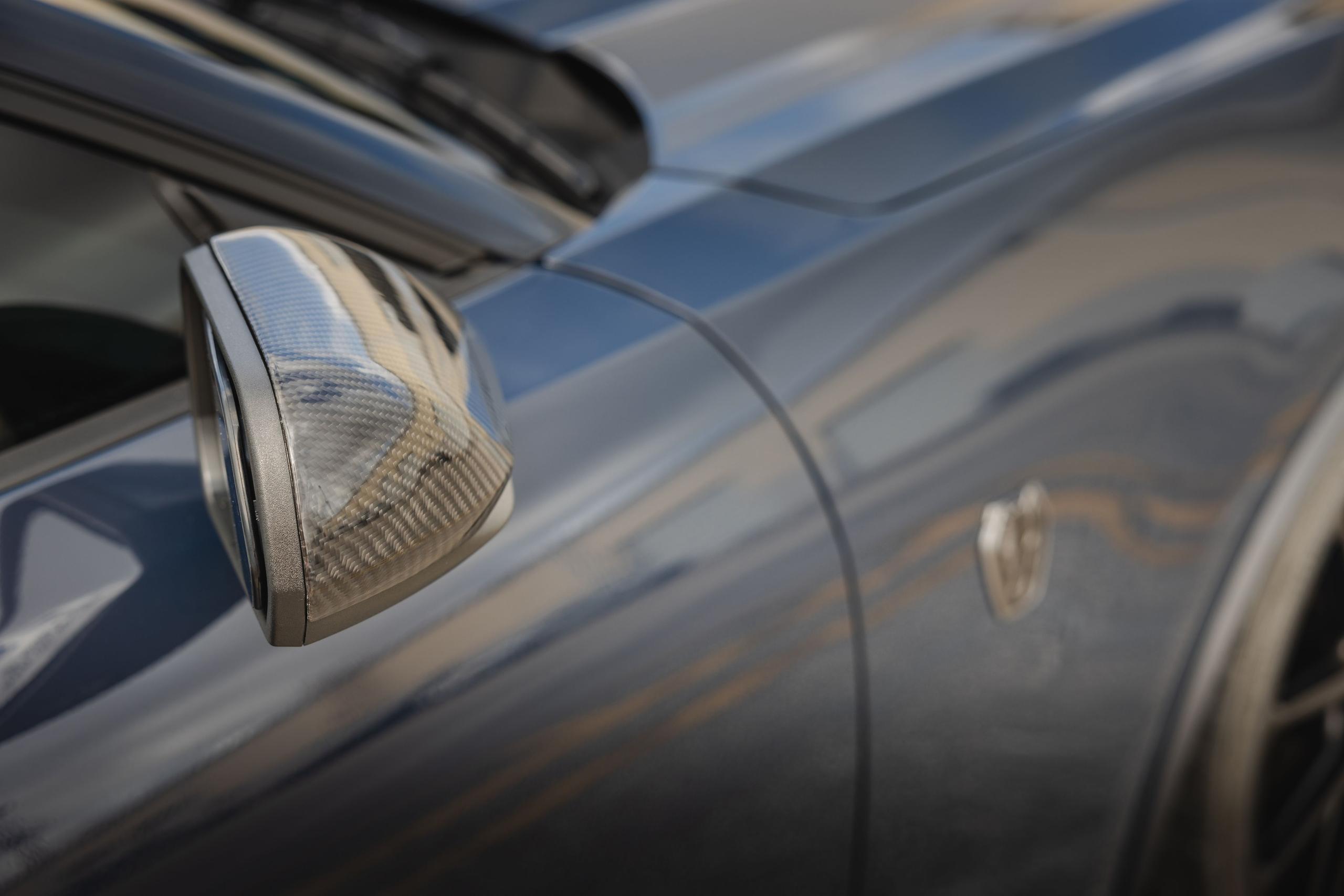 DX Carbon Carbon Fiber Mirror Covers No Turn Signals (2015-up Mustang GT / Dark Horse / Ecoboost)