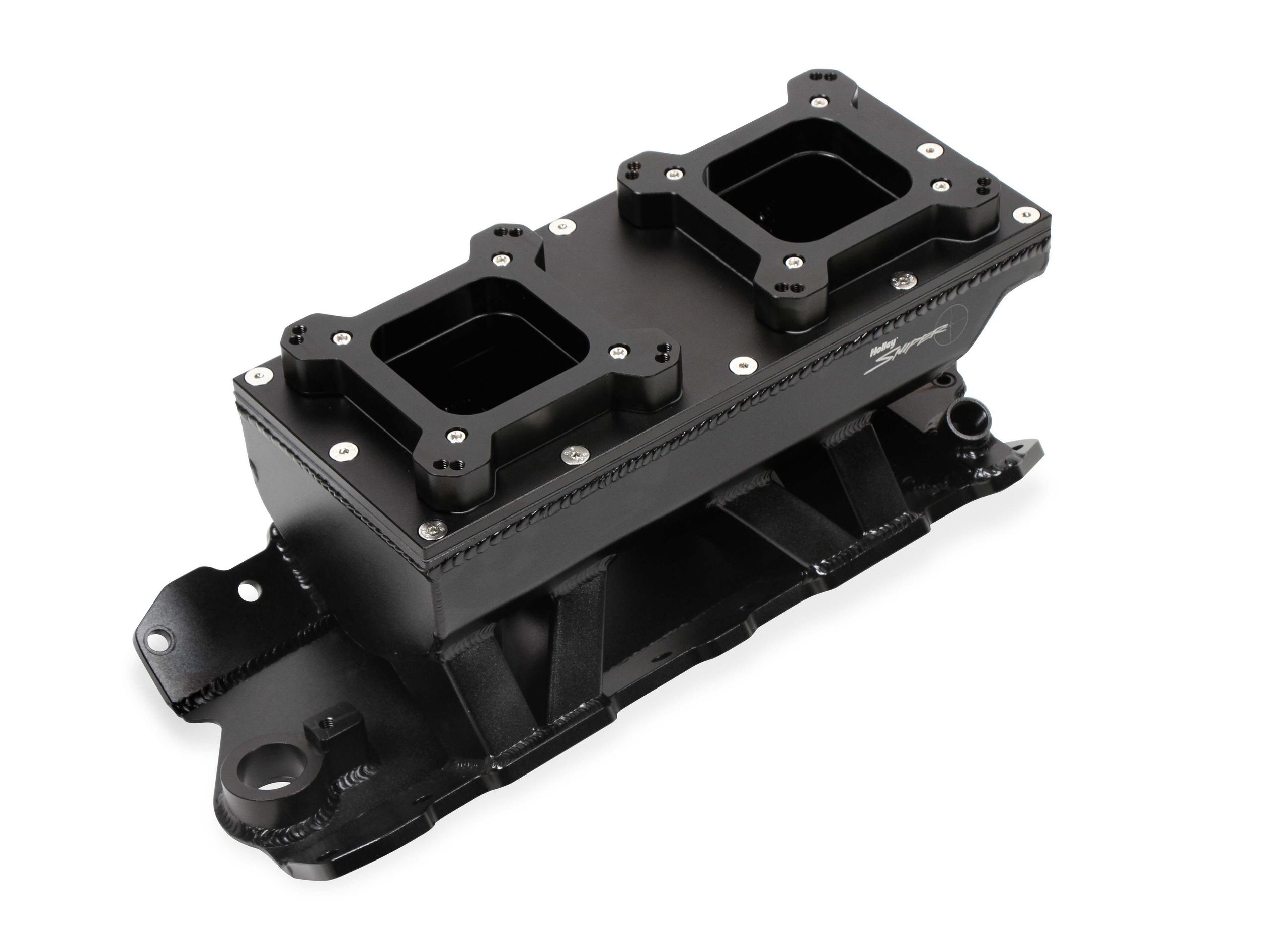 Holley Sniper EFI Intake Manifold (1955-1993 Grand LeMans, Laurentian, Bel Air, Marathon, Biscayne, Phaeton, Century, LeSabre, Regal, Roadmaster, Commercial Chassis, Skylark, K5 Blazer, C10, C10 Suburban, C20, C20 Suburban, C30, Camaro, Caprice, Corvette,
