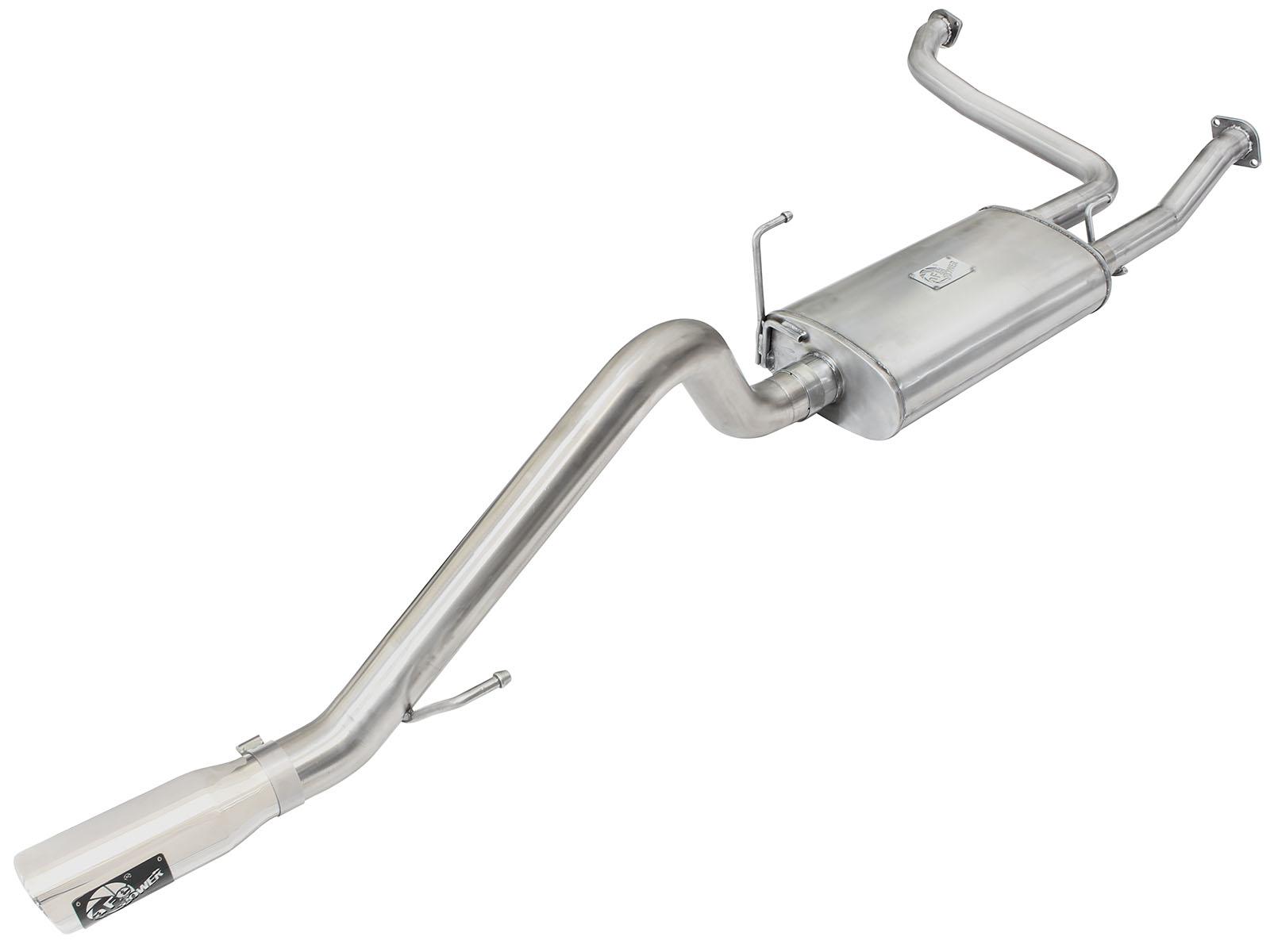 AFE MACH Force-Xp 3 IN 409 Stainless Steel Cat-Back Exhaust System w/Polished Tip (2005-2015 Xterra) - 49-46110-P