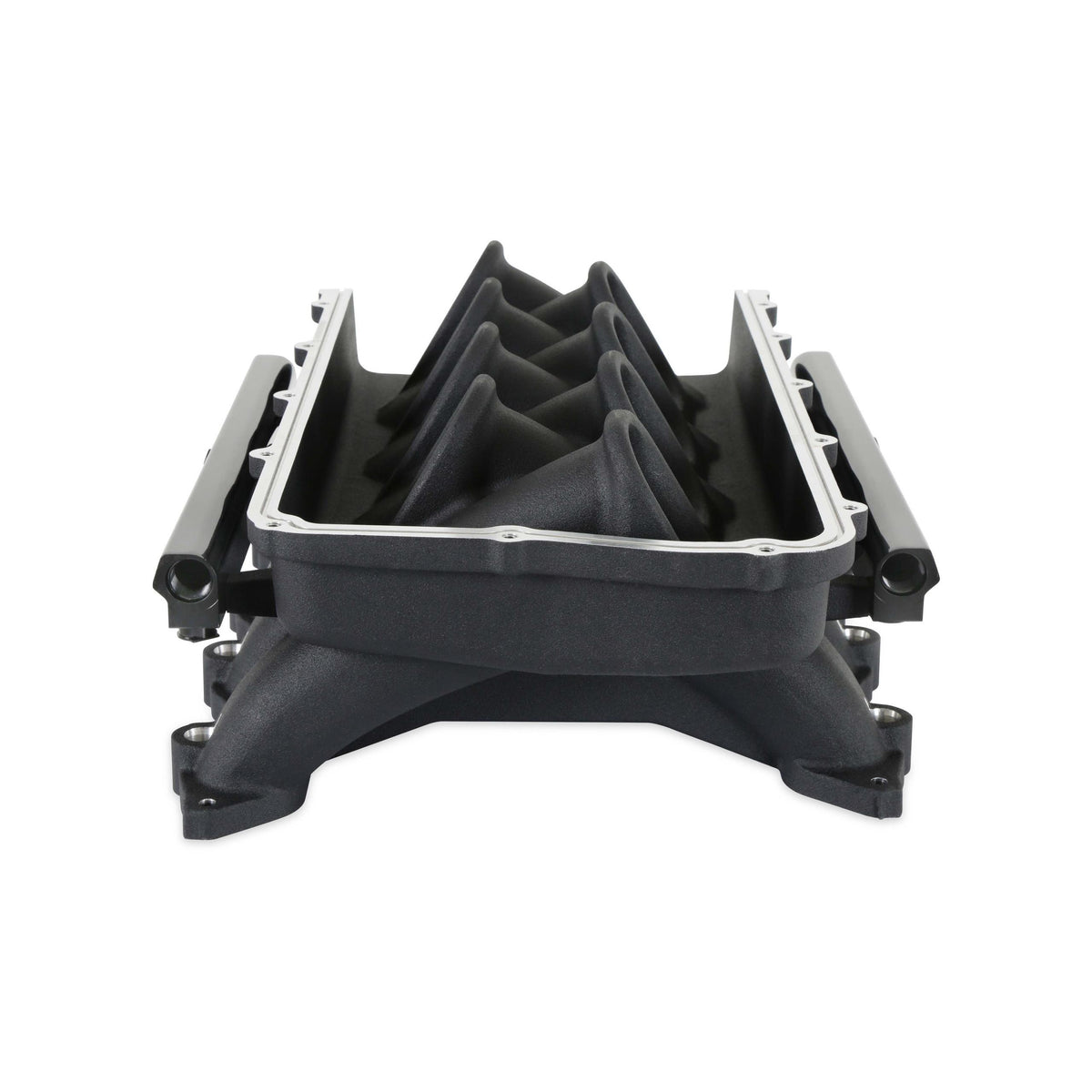 Holley ULTRA LO-RAM BASE, FORD COYOTE FRONT FEED BLACK - 300-921BK