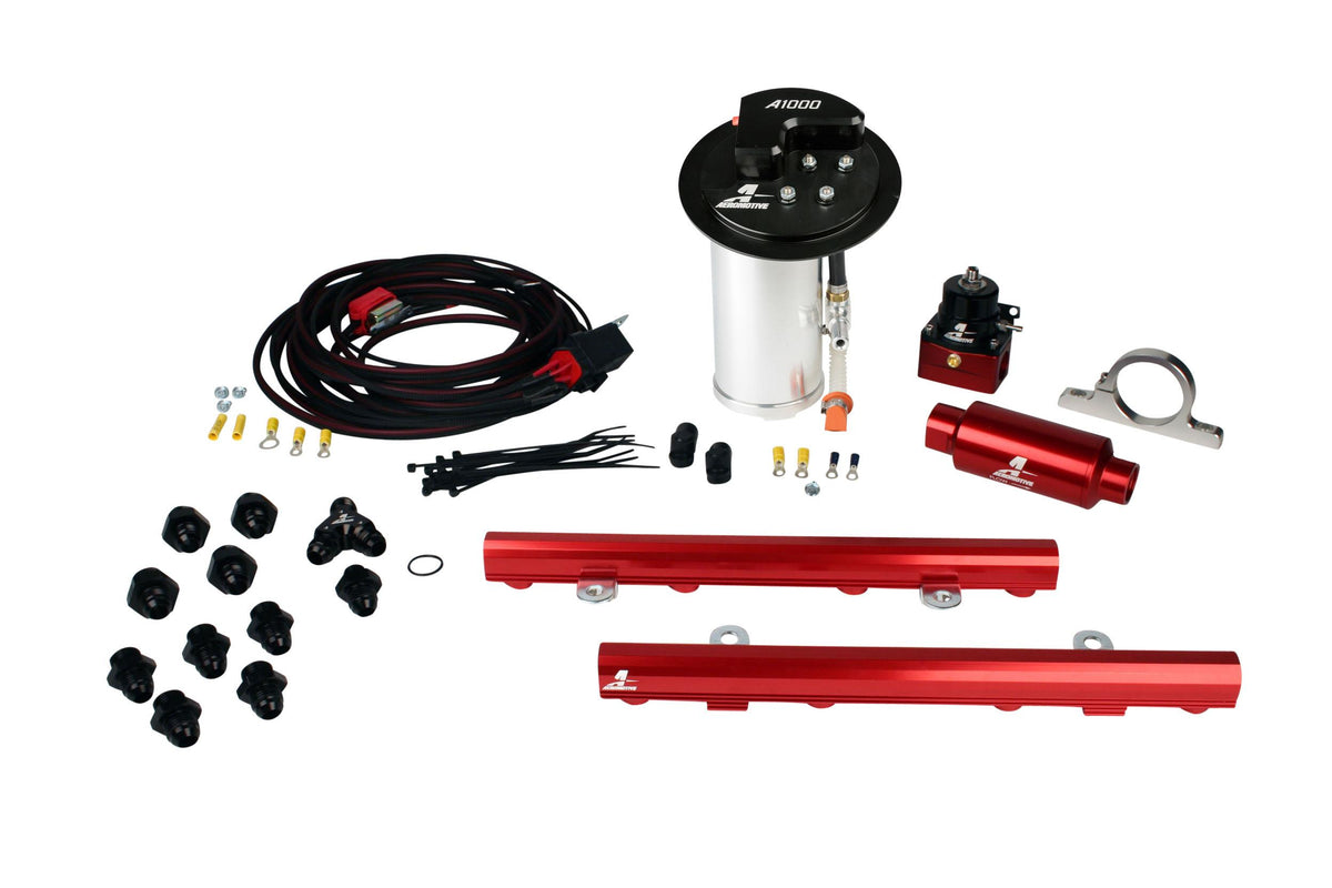 Aeromotive 17324 10-17 Mustang GT Stealth A1000 Race Fuel System with 5.0L 4-V Fuel Rails
