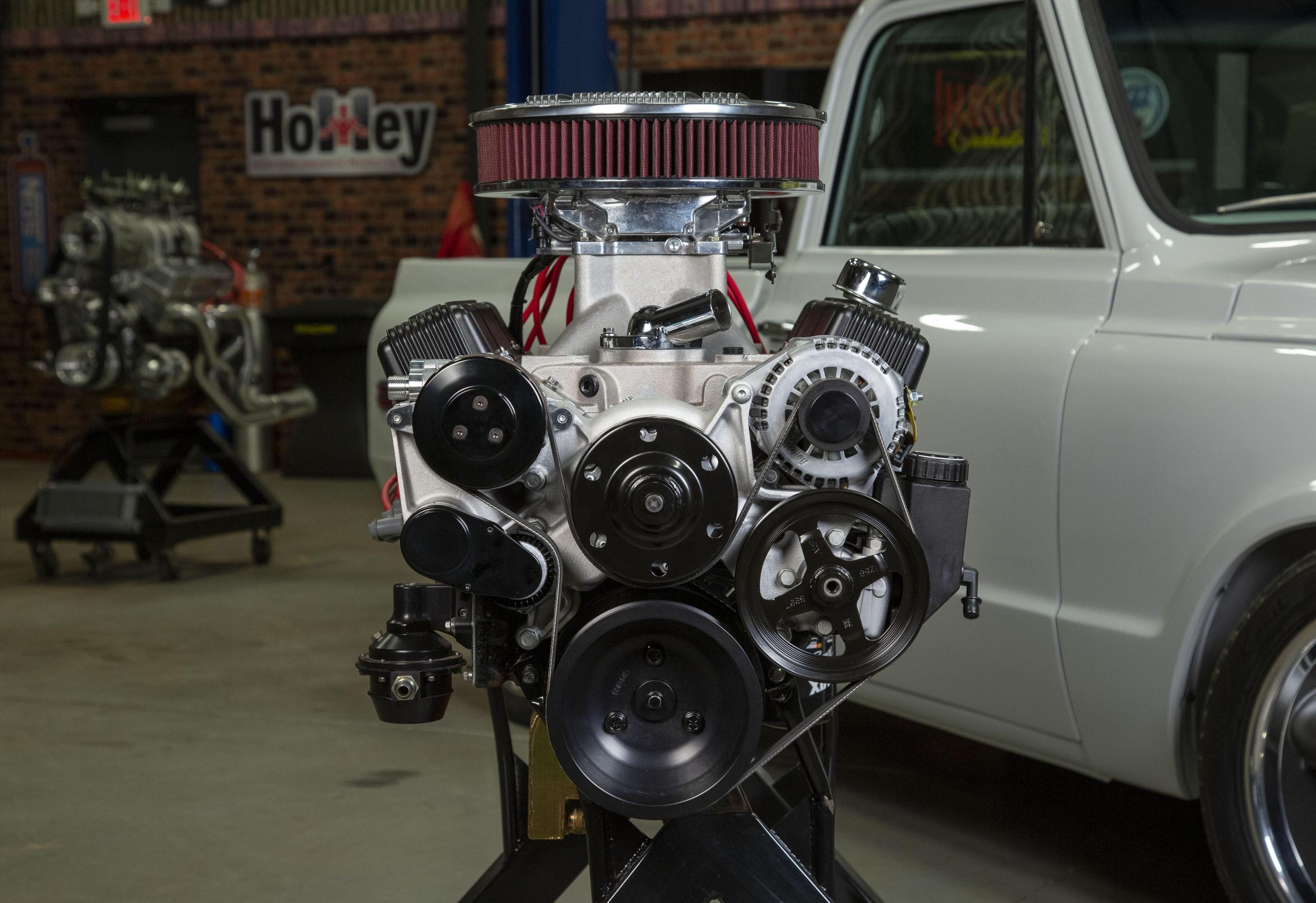 Holley Small Block Chevy Mid-Mount Complete Accessory System.  - 20-240