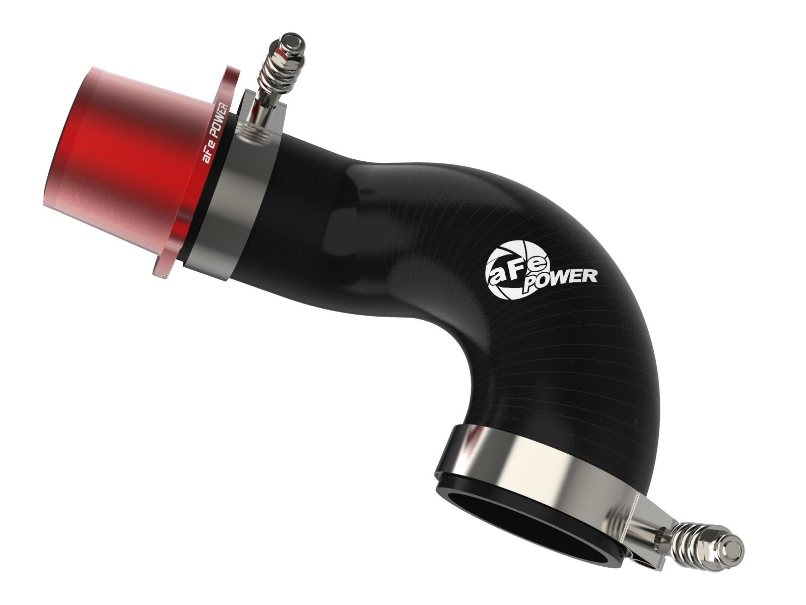 AFE BladeRunner Turbo Muffler Delete for aFe POWER Charge Pipe Red (2015-2021 A3 Quattro, A3, S3, Golf R, GTI, Jetta) - 46-20417-R