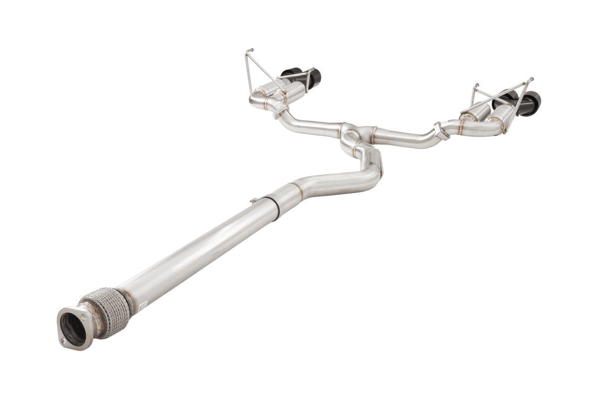 XForce Subaru WRX Sedan VB Race Cat Back Exhaust System with Black Tips - ESSW29RBKCS
