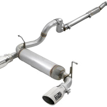 AFE Rebel Series Cat-Back Exhaust System w/ Polished Tip (2018-2021 Wrangler) - 49-48096-P