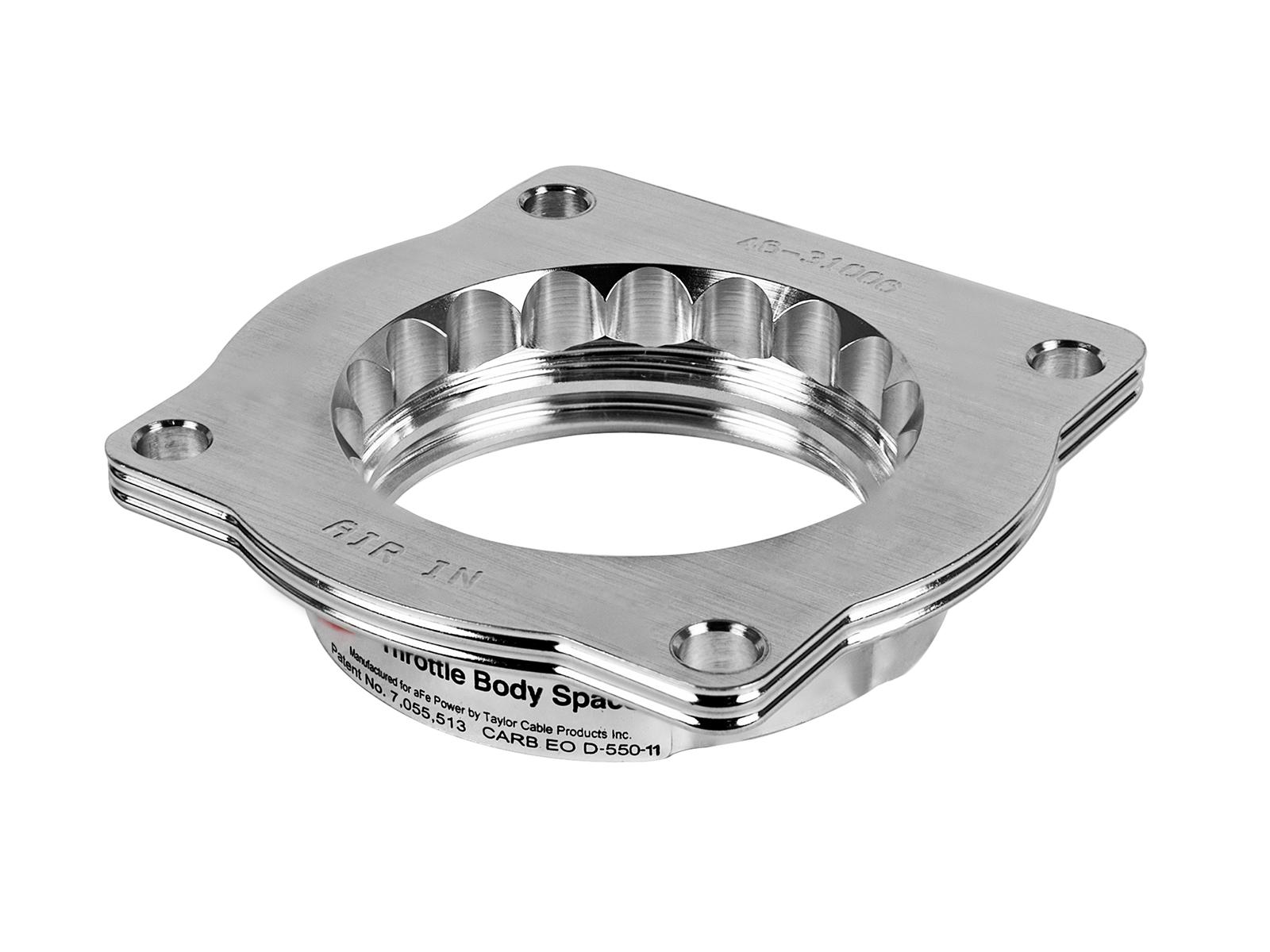 AFE Silver Bullet Throttle Body Spacer Kit (2004-2010 X5, X5, 545i, 645Ci, 645Ci, 750Li, 750i, 550i, 650i, 650i) - 46-31006