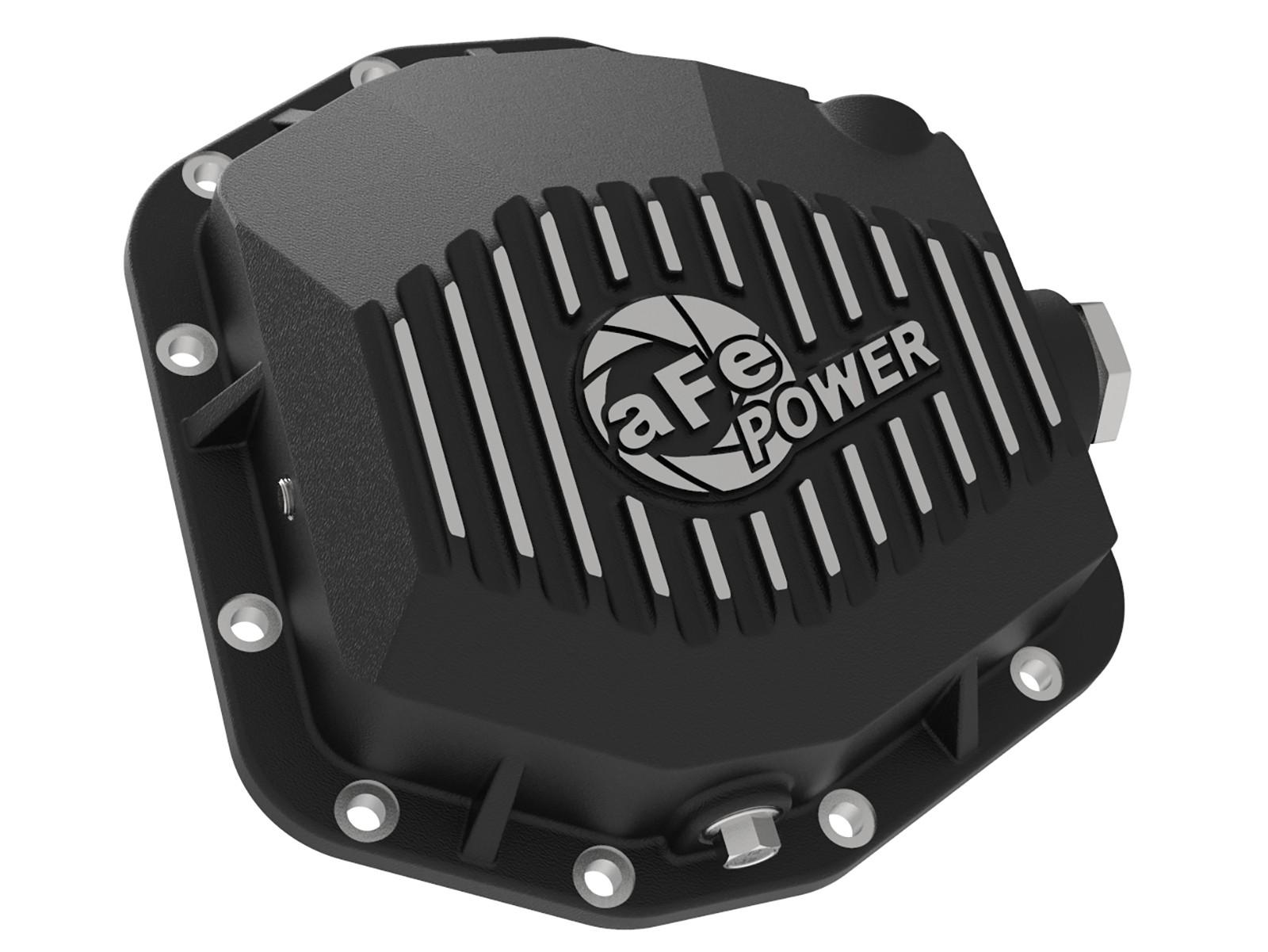 AFE 46-71290B Pro Series Rear Differential Cover Black w/ Machined Fins (2021+ Ford Bronco L4-2.3L (t) / V6-2.7L (tt) Dana M220)