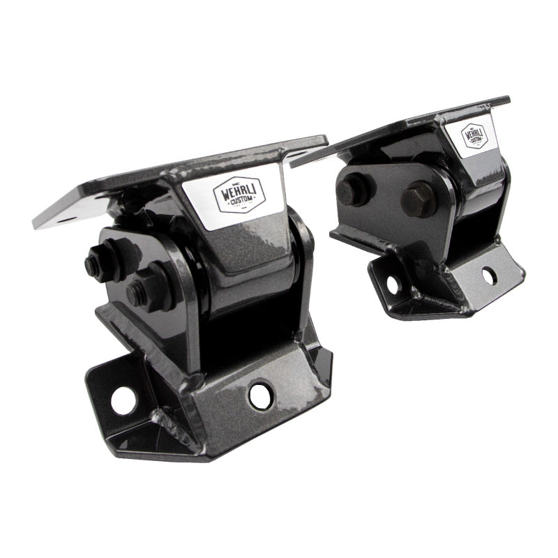 Wehrli 11-16 Chevrolet Duramax LML Heavy Duty Engine Mount - Fine Texture Black