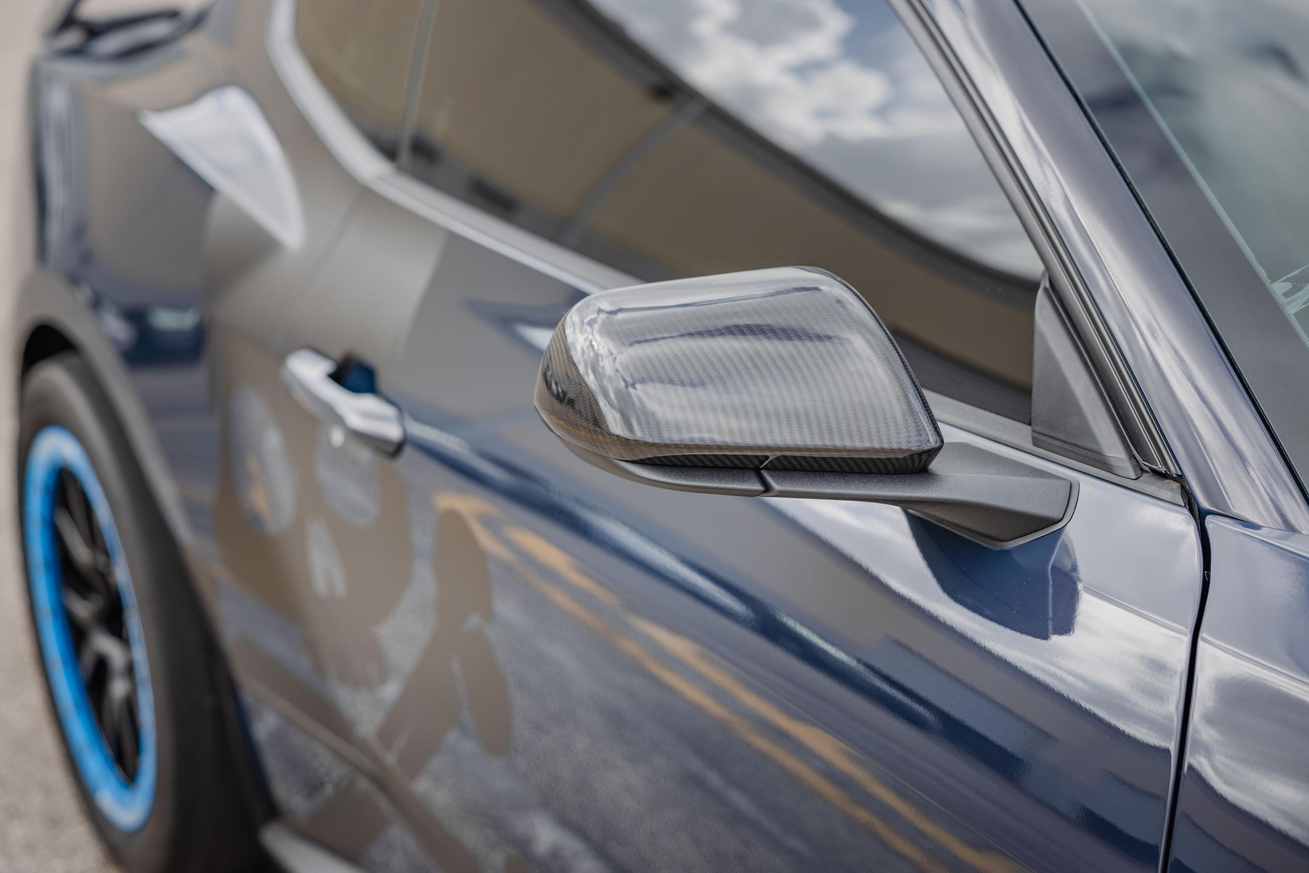 DX Carbon Carbon Fiber Mirror Covers No Turn Signals (2015-up Mustang GT / Dark Horse / Ecoboost)