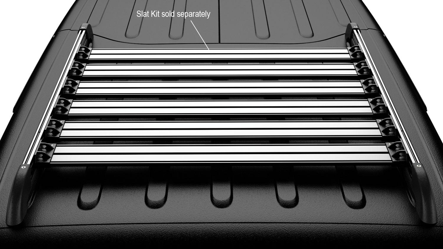 Teraflex 07-18 Wrangler JK 4 Door Nebo Roof Rack Main Rail Kit Silver - 4722000